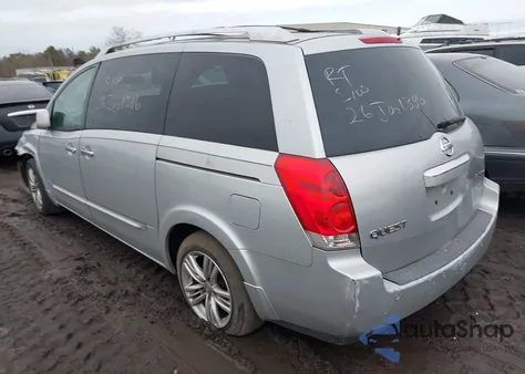 2007 Nissan Quest 3.5 S z USA, uszkodzony, nr VIN 5N1BV28U77N121663
